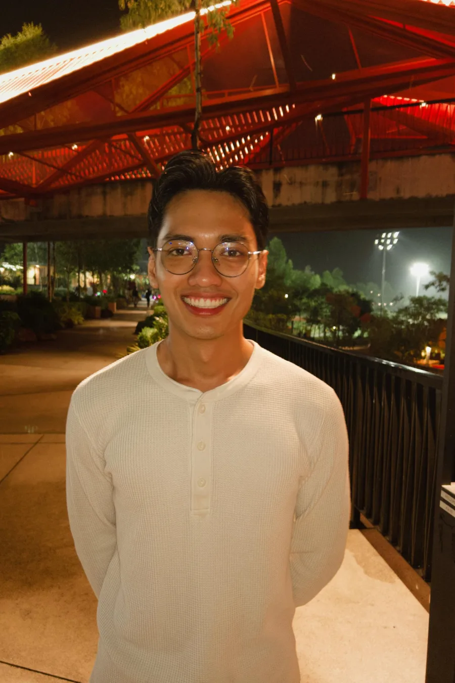 Muhammad Thaqif Arbee smiling
